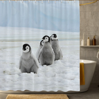 Thumbnail for Arctic Penguin Shower Curtain