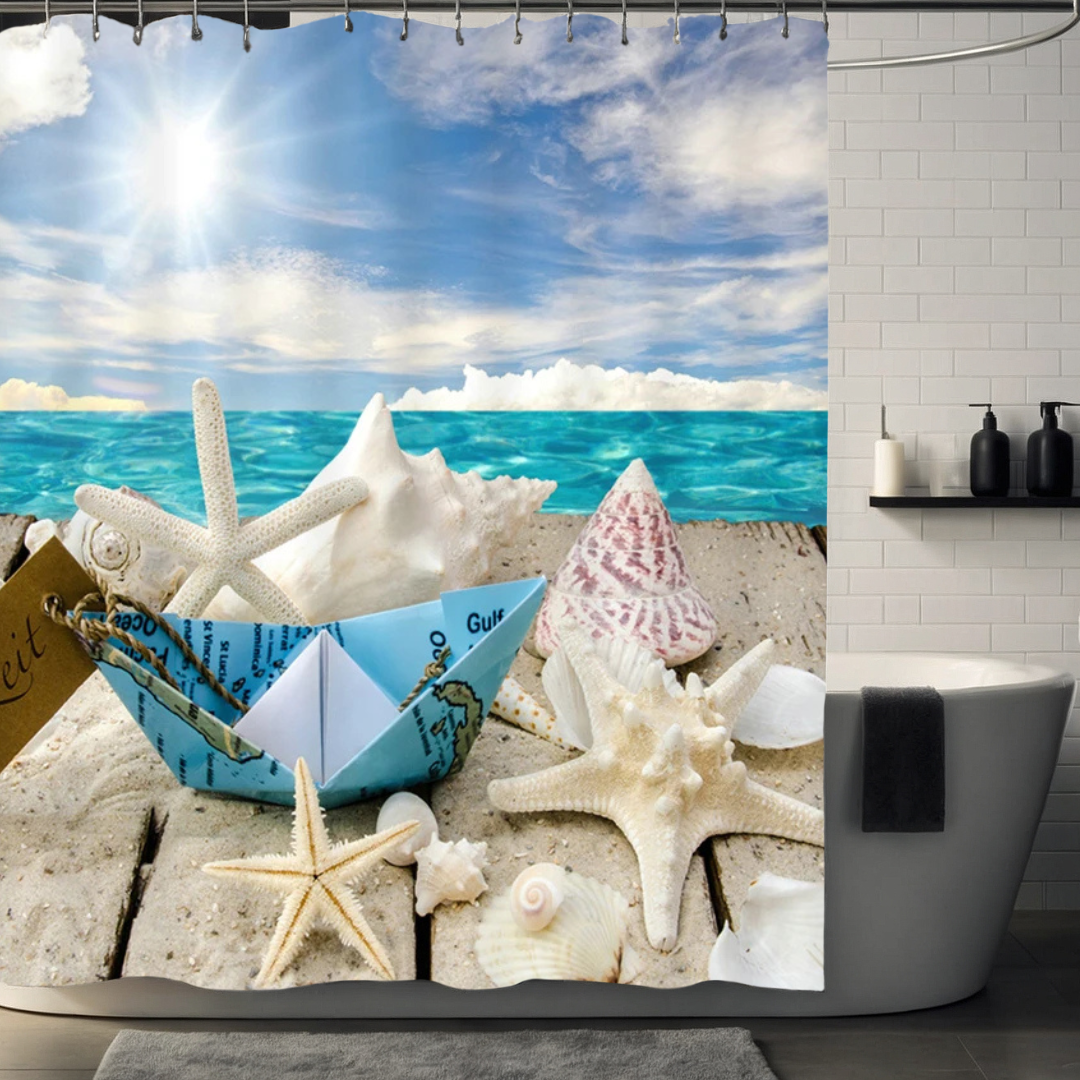 Artistic Starfish Shower Curtain