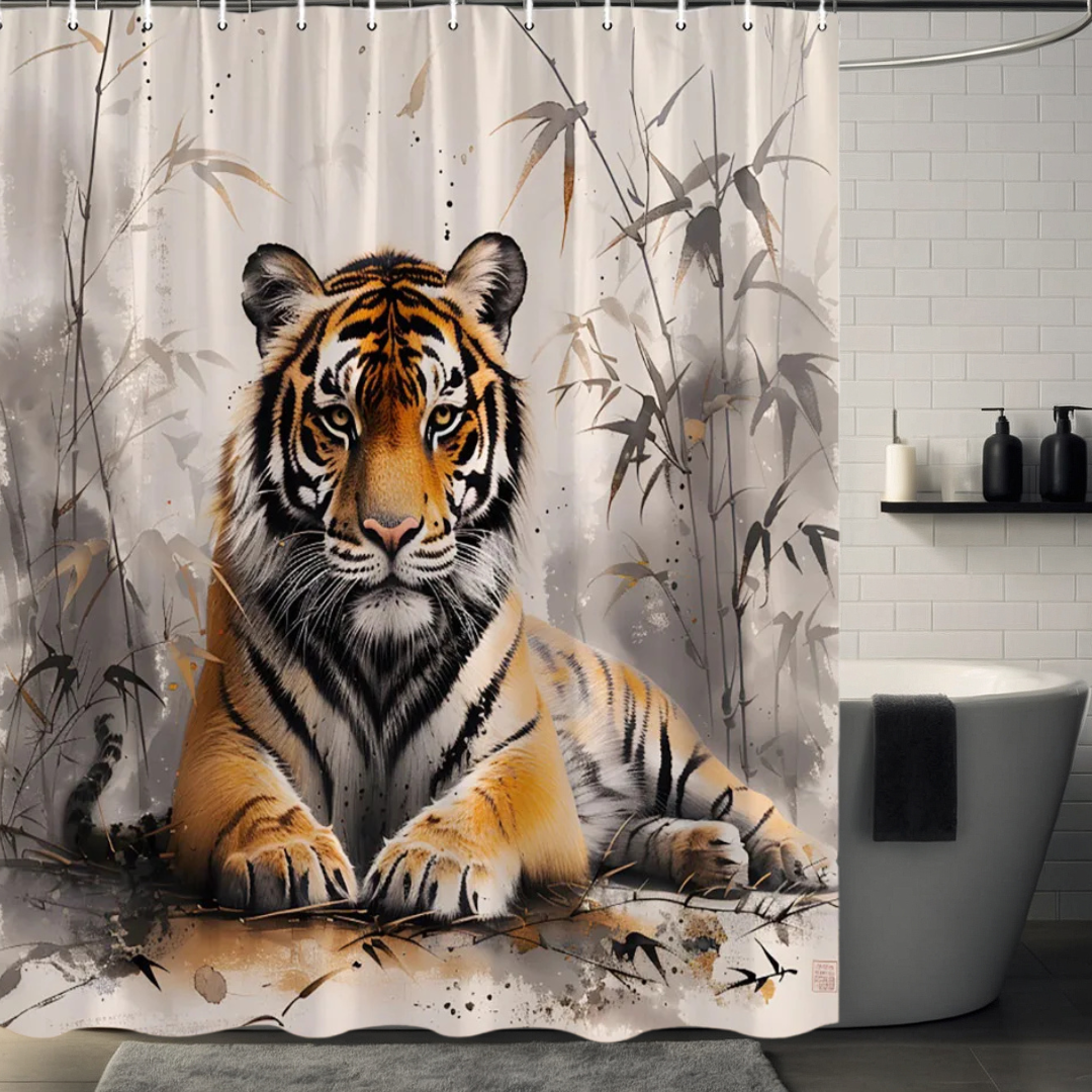 Artistic Tiger Shower Curtain