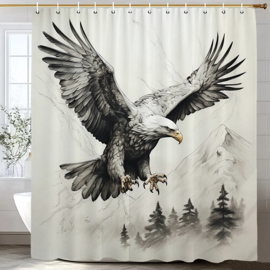 Atlas Pride Eagle Shower Curtain