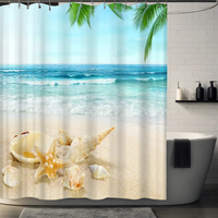 Thumbnail for Beach Retreat Shell & Starfish Shower Curtain