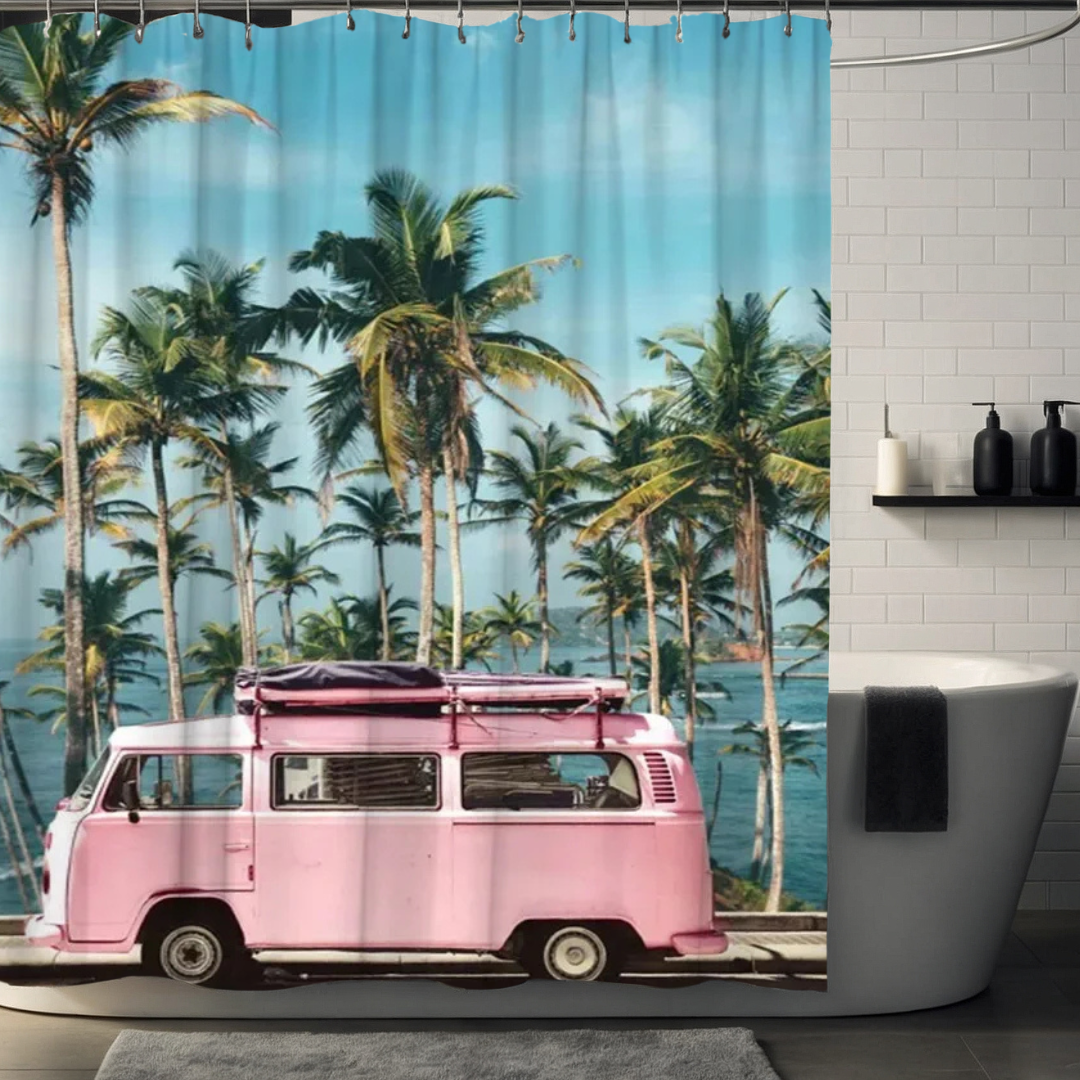 Beautiful Palm Tree Shower Curtain