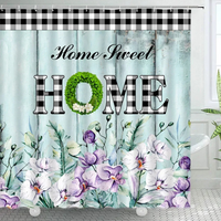 Thumbnail for Blue Farmhouse Shower Curtain