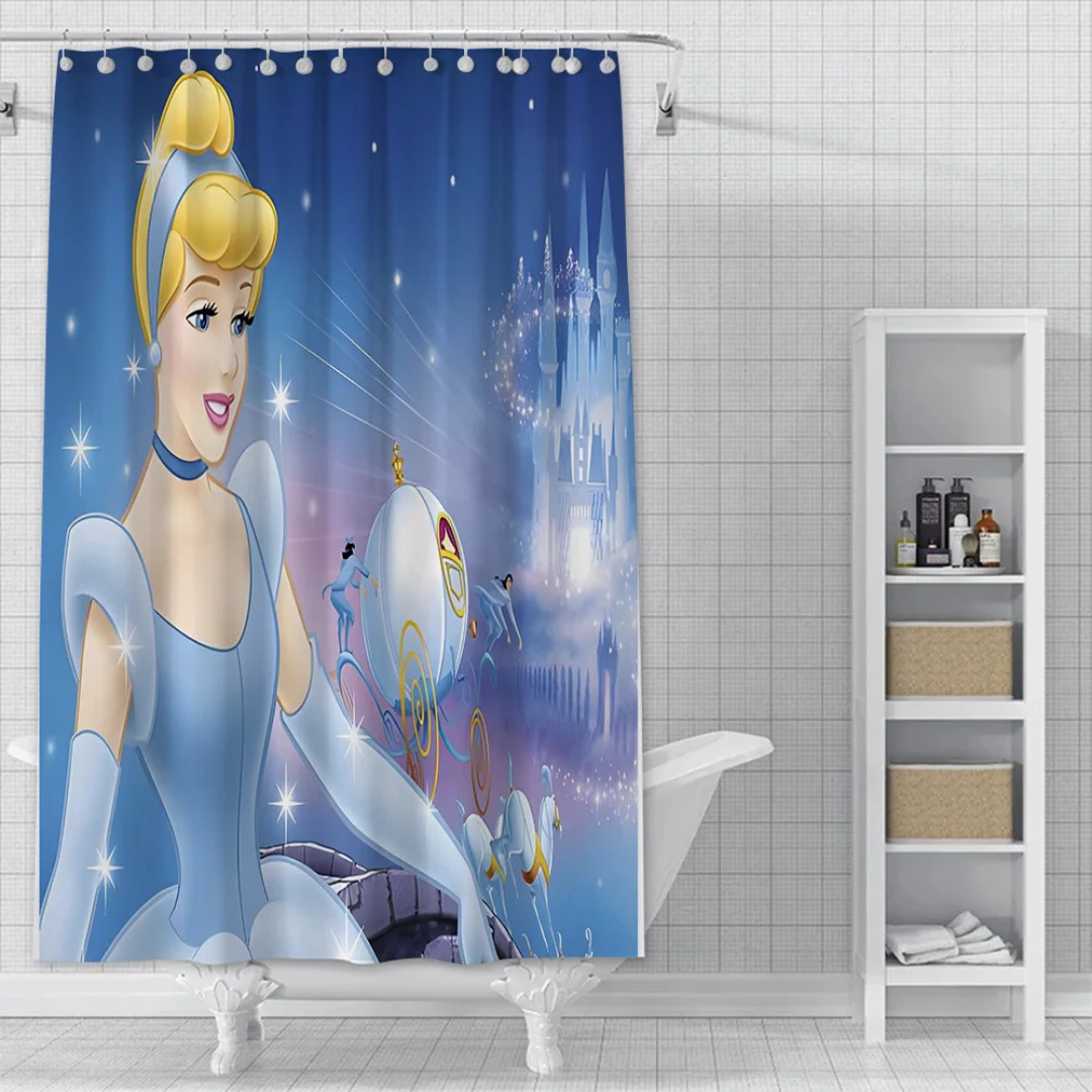 Blue Magic Cinderella Shower Curtain
