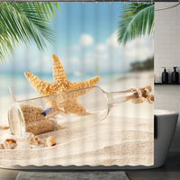 Thumbnail for Bohemian Starfish Shower Curtain