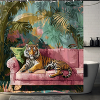 Thumbnail for Boho Tiger Shower Curtain