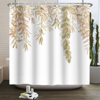 Thumbnail for Clara Bloom Eucalyptus Shower Curtain