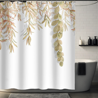 Thumbnail for Clara Bloom Eucalyptus Shower Curtain
