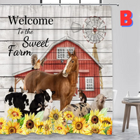 Thumbnail for Colorful Farmhouse Shower Curtain
