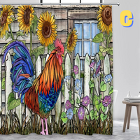 Thumbnail for Colorful Farmhouse Shower Curtain