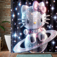 Thumbnail for Cosmic Hello Kitty Shower Curtain