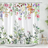 Thumbnail for Eden Bloom Multicolor Eucalyptus Shower Curtain