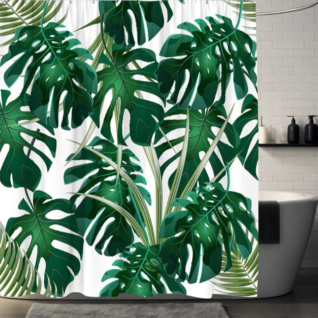 Eden Pure Monstera Shower Curtain