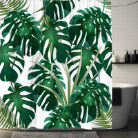 Thumbnail for Eden Pure Monstera Shower Curtain