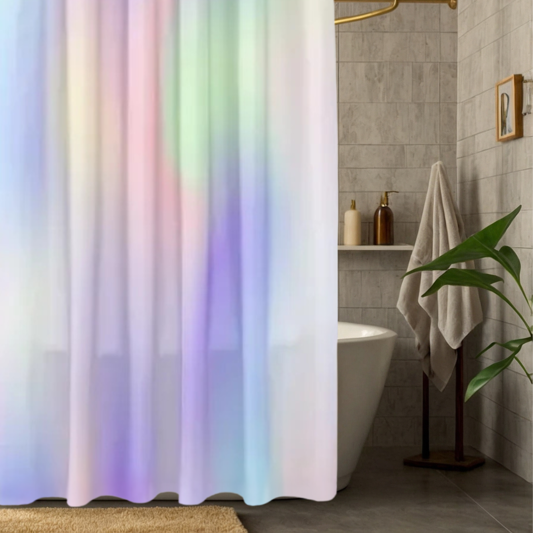 EnchantedMist Iridescent Shower Curtain