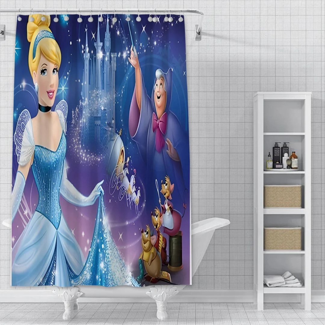 Enchanted Cinderella Shower Curtain