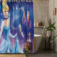 Thumbnail for Enchanted Cinderella Shower Curtain