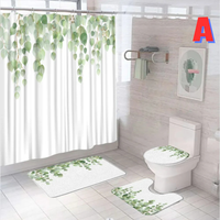 Thumbnail for Eucalyptus Shower Curtain Set