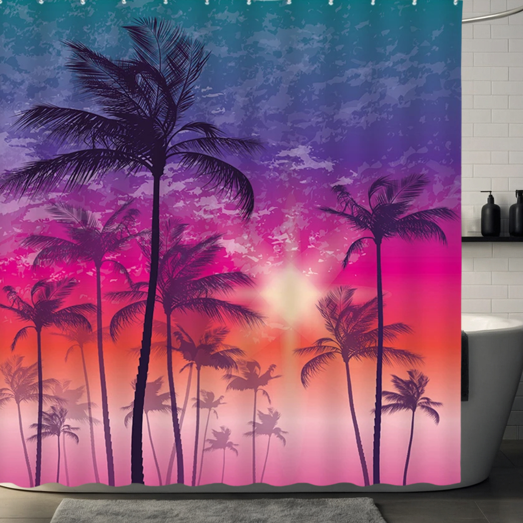 Fantasy Palm Tree Shower Curtain