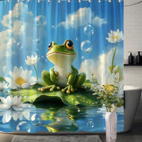 Thumbnail for Frog Pond Shower Curtain