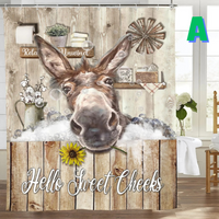 Thumbnail for Funny Donkey Shower Curtain