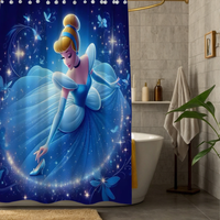 Thumbnail for Glass Slipper Cinderella Shower Curtain