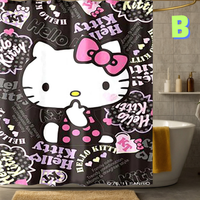 Thumbnail for CUTE Grey Hello Kitty Shower Curtain