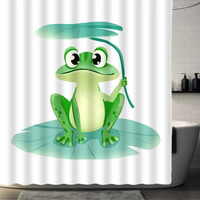 Thumbnail for Green Frog Shower Curtain