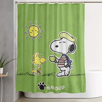 Thumbnail for Green Snoopy Shower Curtain 