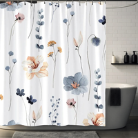 Thumbnail for Harper Blue Eucalyptus Shower Curtain