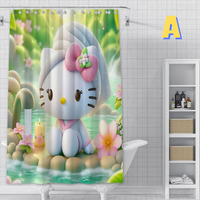 Thumbnail for Hello Kitty 3D Print Shower Curtain