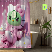 Thumbnail for Hello Kitty 3D Print SPA Shower Curtain