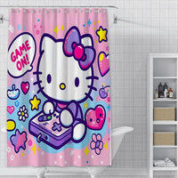 Thumbnail for Hello Kitty Arcade Shower Curtain