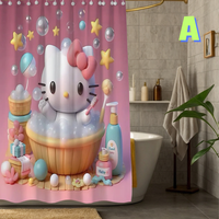 Thumbnail for Hello Kitty Bubble Shower Curtain