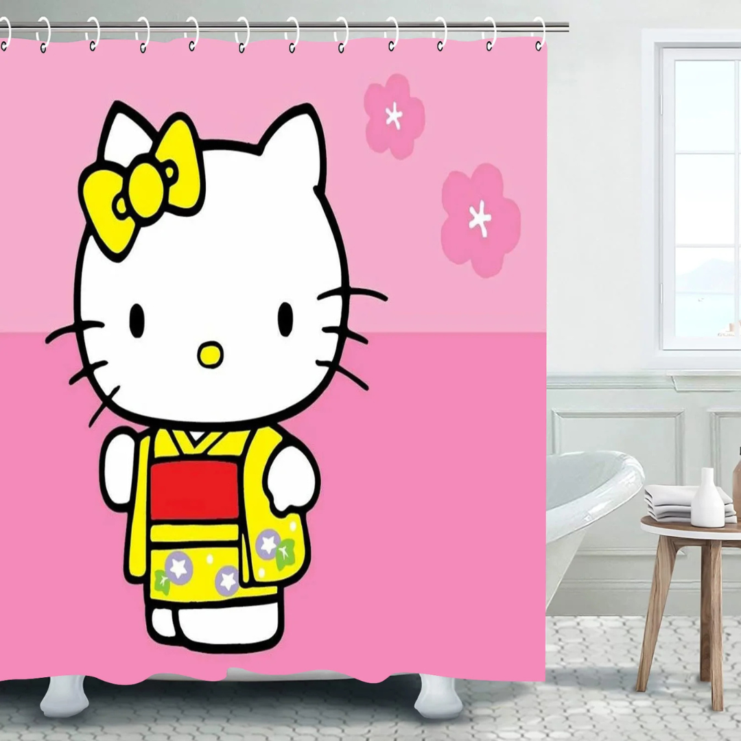 Hello Kitty Kimono Shower Curtain