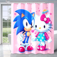 Thumbnail for Hello Kitty Sonic Shower Curtain