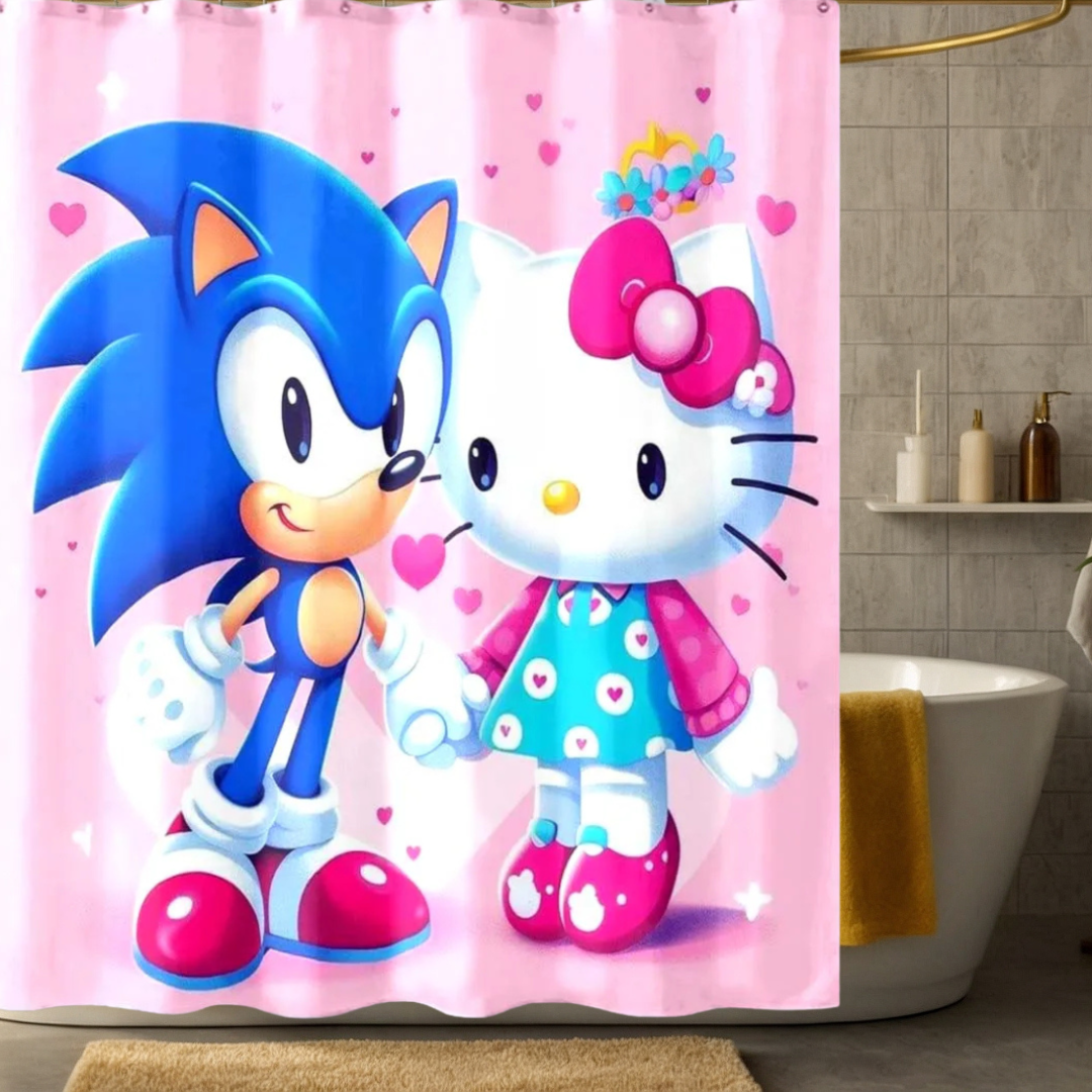 Hello Kitty Sonic Shower Curtain