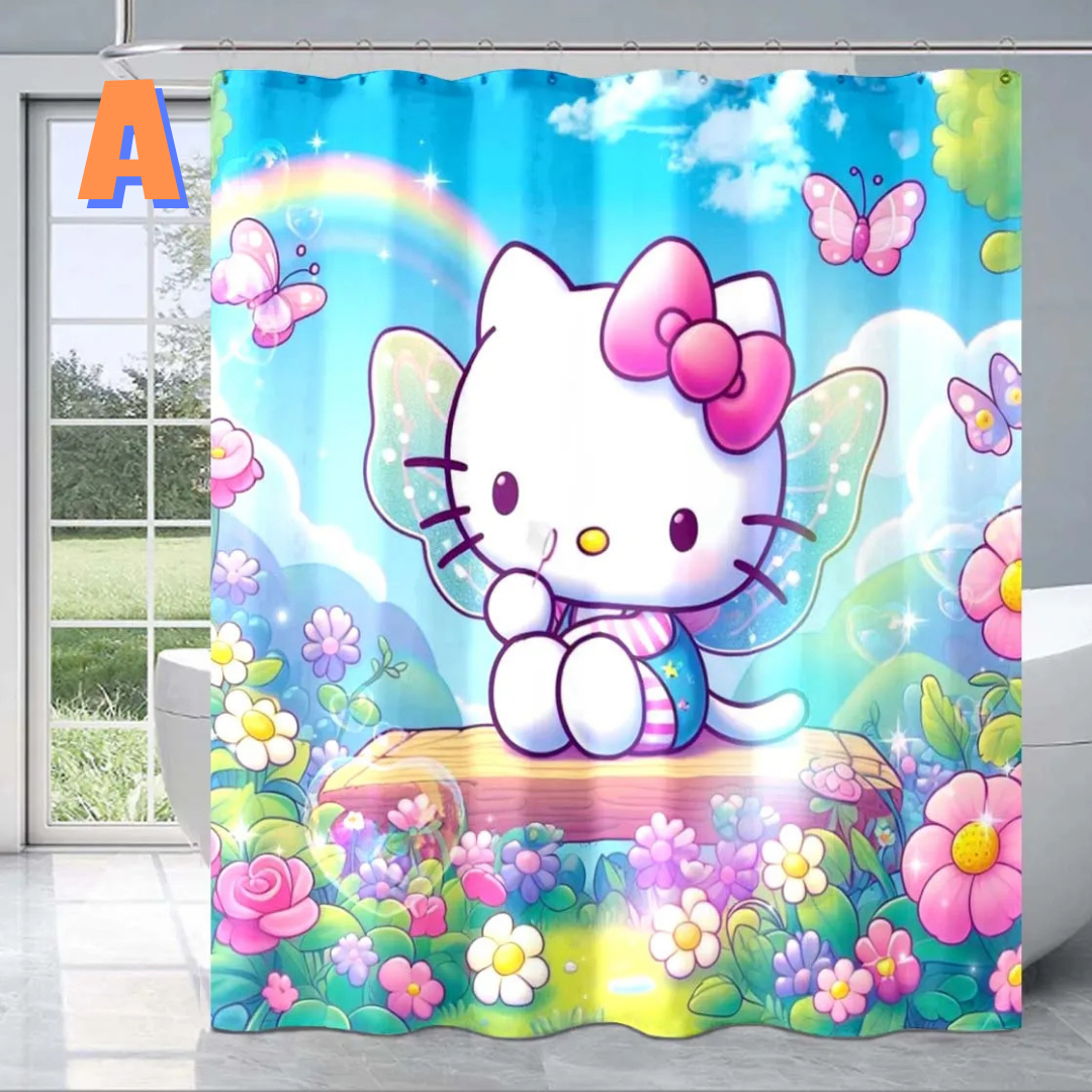 Hello Kitty Spring Shower Curtain