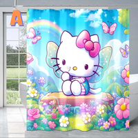 Thumbnail for Hello Kitty Spring Shower Curtain