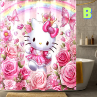 Thumbnail for Hello Kitty Spring Shower Curtain WITH ROSES
