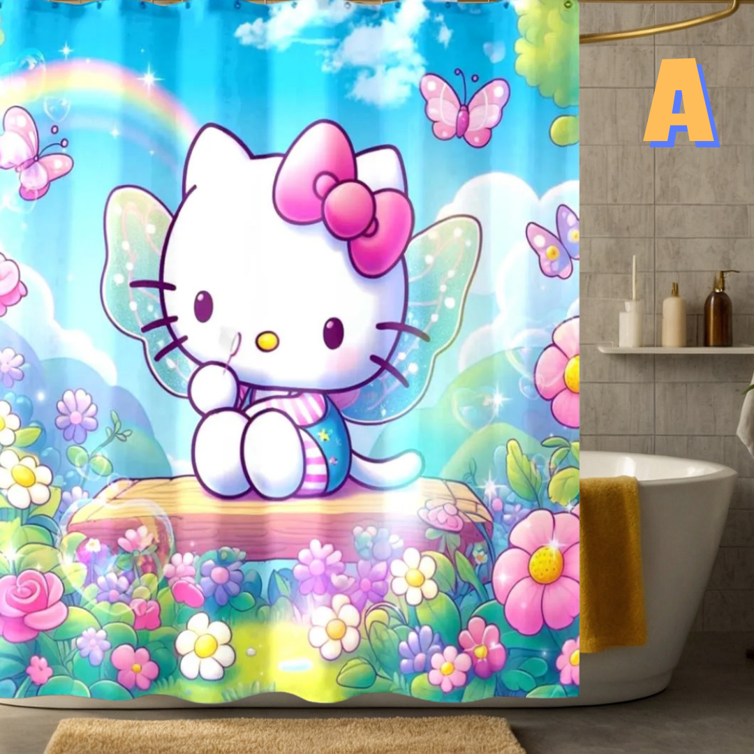 Hello Kitty Spring Shower Curtain