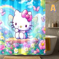 Thumbnail for Hello Kitty Spring Shower Curtain