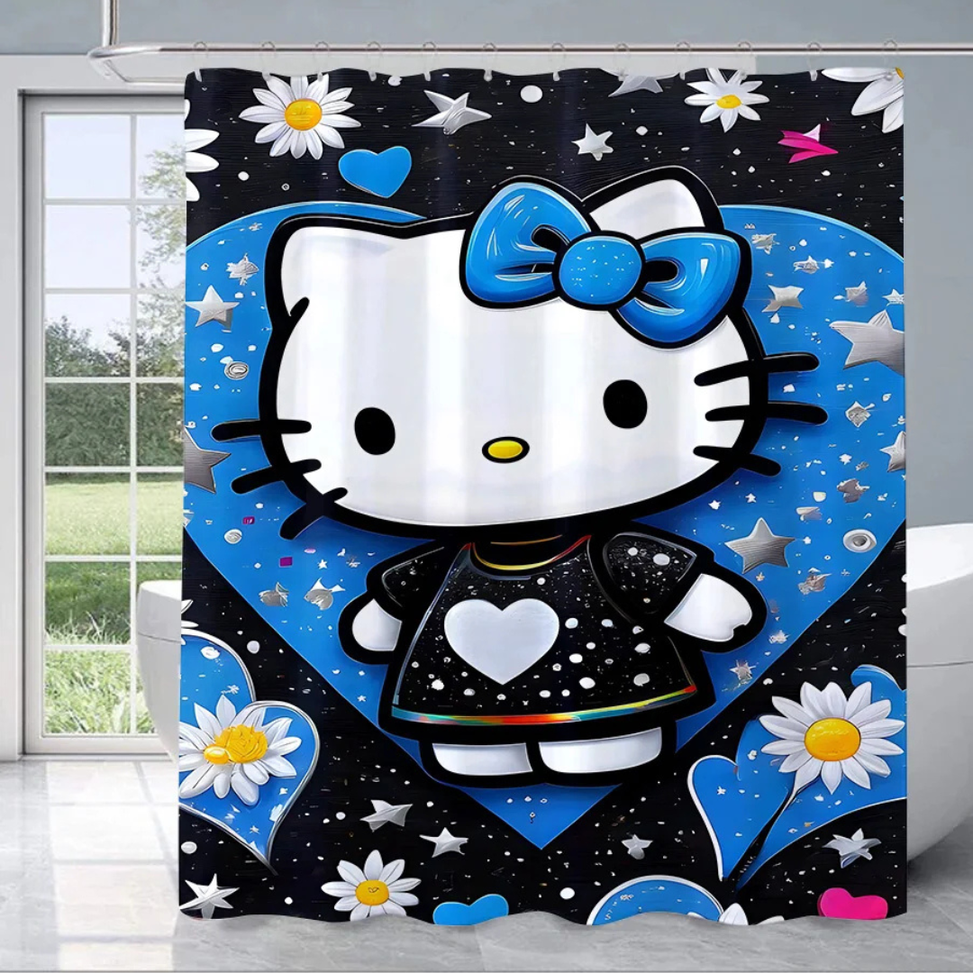 Hello Kitty Sunflower Shower Curtain