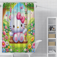 Thumbnail for Hello Kitty Swing Shower Curtain