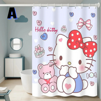 Thumbnail for Hello Kitty Teddy Bear Shower Curtain