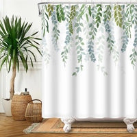 Thumbnail for Isla Mint Eucalyptus Shower Curtain