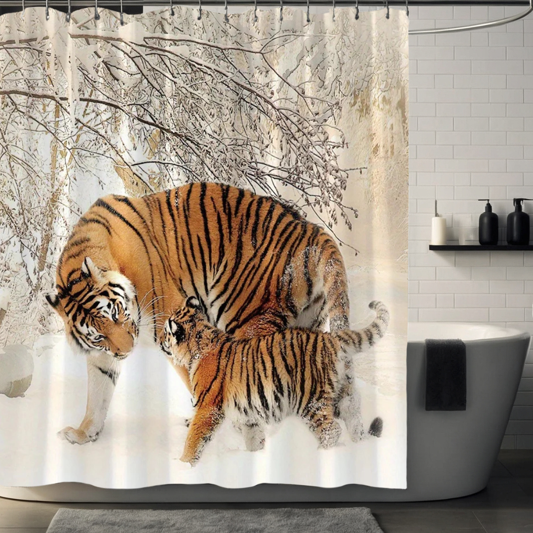 Japanese Tiger Shower Curtain