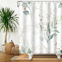 Thumbnail for Leo Fresh Eucalyptus Shower Curtain