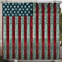 Thumbnail for Logan Patriot American Flag Shower Curtain