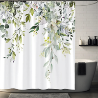 Thumbnail for Luna Eucalyptus Shower Curtain